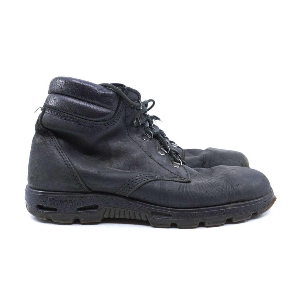 Redback Alpine Mens Size 11 Safety Toe Black Work Boots Made in Australia